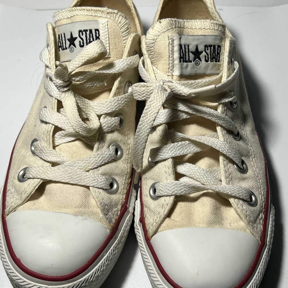 Converse All Stars in Ivory Low Tops
